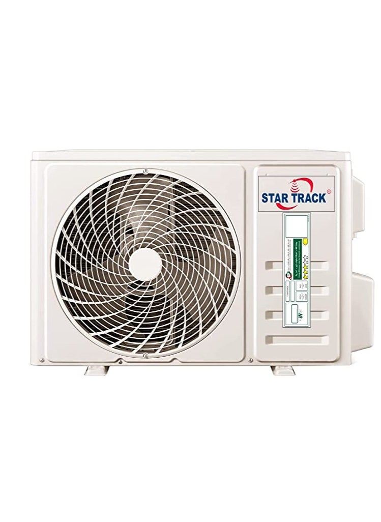 STAR TRACK 1.5 Ton Split Air Conditioner R410A Gas BTU T3 Rotary Compressor Auto Restart 4 Way Swing White  - Image 2
