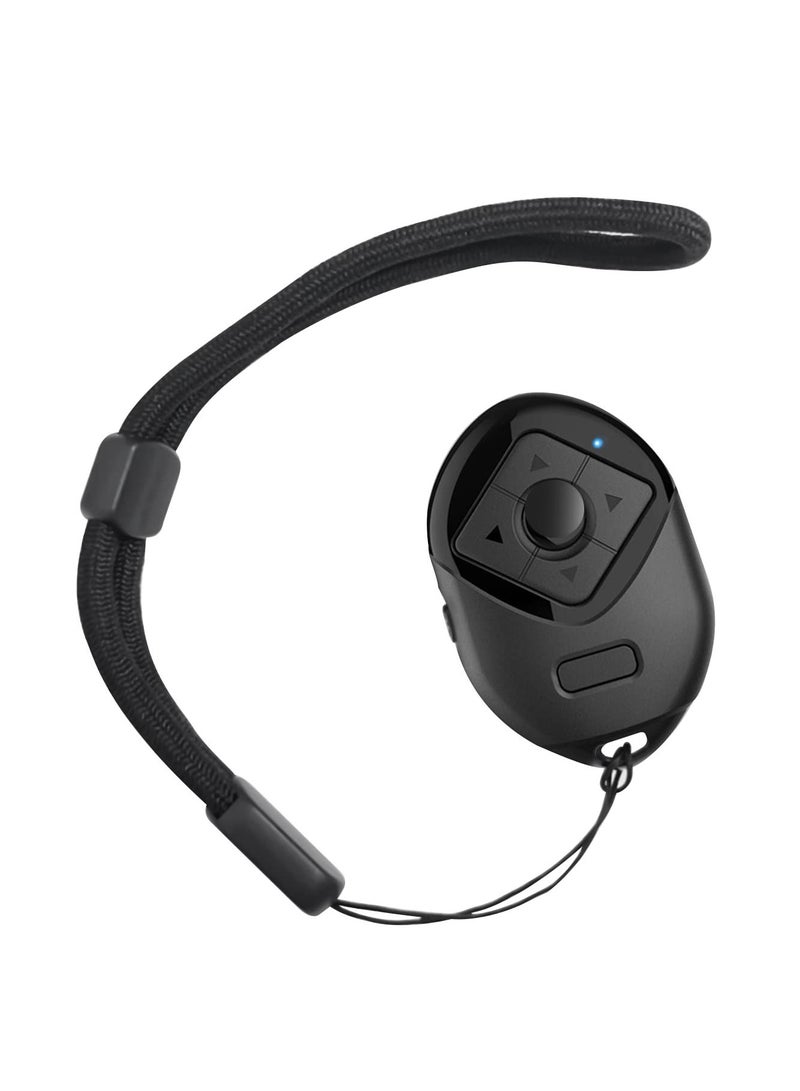 إكسفور جهاز تحكم عن بعد لاسلكي بتقنية البلوتوث لـ TIK TOK وKindle ومصراع الكاميرا - متوافق مع iPhone وiPad وAndroid - دعم 6 أزرار لتسجيل فيديو Tiktok والتشغيل والإيقاف المؤقت والإعجاب - Image 3