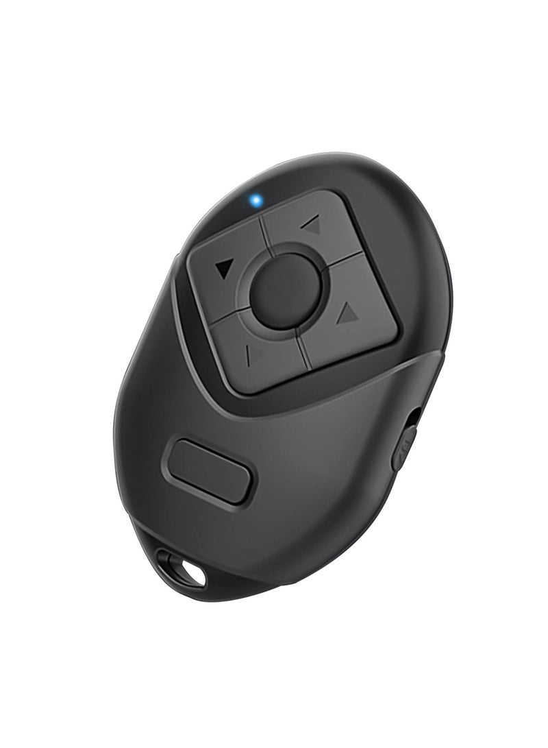 إكسفور جهاز تحكم عن بعد لاسلكي بتقنية البلوتوث لـ TIK TOK وKindle ومصراع الكاميرا - متوافق مع iPhone وiPad وAndroid - دعم 6 أزرار لتسجيل فيديو Tiktok والتشغيل والإيقاف المؤقت والإعجاب - Image 2