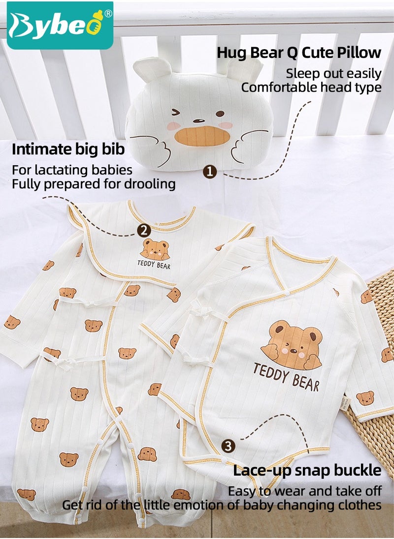 Bybeo - 26PCS Newborn Baby Gifts Set, Newborn Layette Gift Set, Baby Clothes Accessories Set for Boys and Girls, Premium Cotton, Perfect Gift Box for Spring Summer Autumn Winter Four Seasons - Image 1