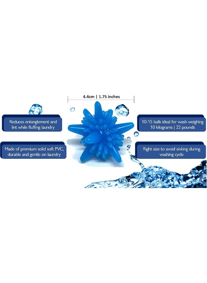Laundry Washer Balls, Reusable Tangle-Free Eco-Friendly Scrubbing Balls, Washing Balls Lint Hair Catcher - Image 2