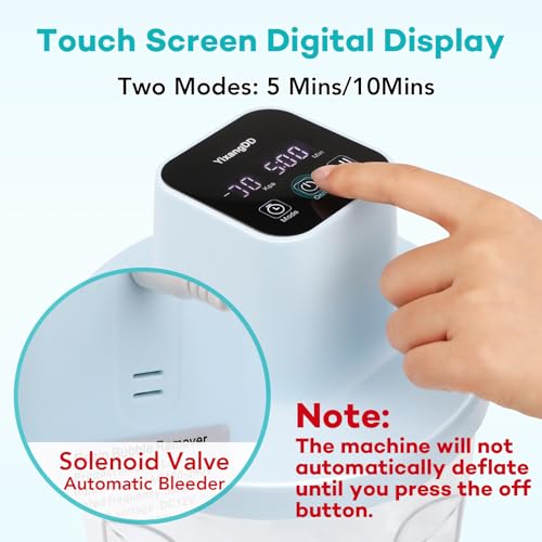 YixangDD Resin Bubble Remover, Digital Display Design, Removes 99% of Air Bubbles in 5-10 Minutes, 96kPa Vacuum Degassing Chamber, Resin Bubble Remover Machine for Epoxy Resin Artwork, Crafts(Patent Pending) - Image 2