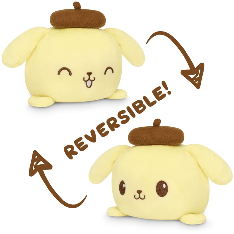 TeeTurtle - The Officially Licensed Original Sanrio Plushie - Pompompurin - Cute Sensory Fidget Stuffed Animals That Show Your Mood - Image 3