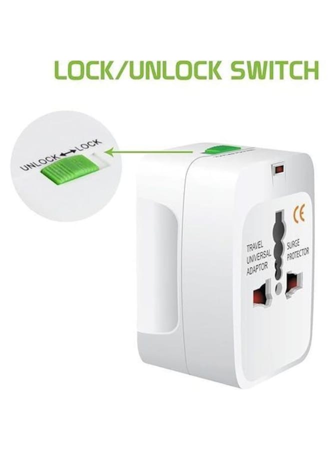 BIVINAS Universal Travel Charger Plug Adapter, International Travel Universal Plug Adapter, Universal Travel Adapter for Electrical Plugs, Fits All Universal Travel Plugs - Image 2