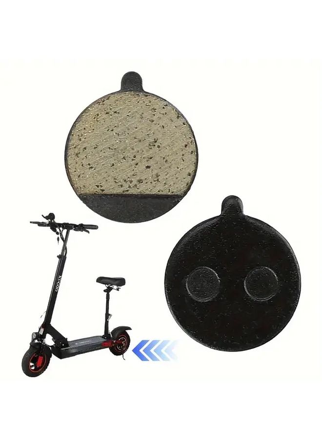 Replacement Brake Pads Disc Brake Pads Compatible with Scooters Mountain Bikes 4 Packs Durable Resin Black - Image 1