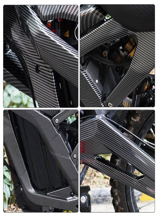 URLWALL Body Frame Protective Cover Fit For Sur-Ron Light Bee X, Body Frame Protector Guard, E-Bike Accessoires for Sur-Ron (Carbon Pattern) - Image 3