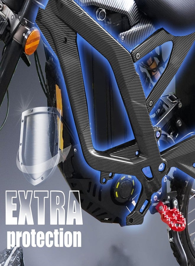 URLWALL Body Frame Protective Cover Fit For Sur-Ron Light Bee X, Body Frame Protector Guard, E-Bike Accessoires for Sur-Ron (Carbon Pattern) - Image 5