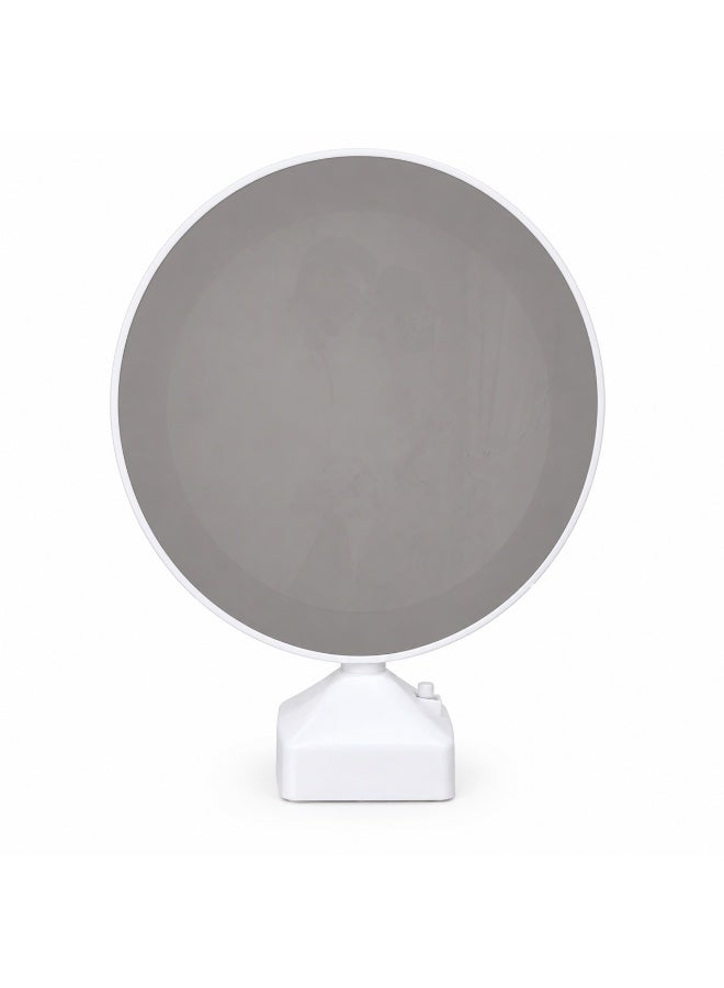 Round LED Photo Mirror with Changeable Picture Display, Battery and USB Type C Power for Vanity and Decor - Image 2