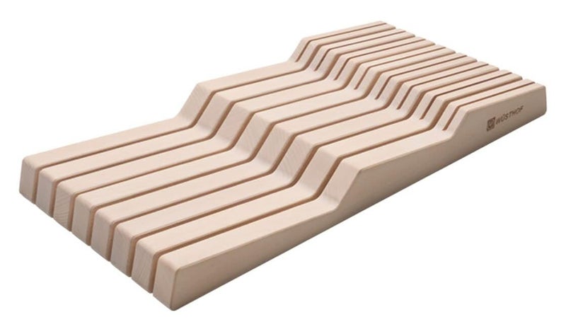 Wsthof Drawer Insert for 15 Knives Beech
