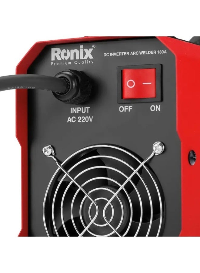 Ronix 180A Mini MMA Welding Inverter RH-4603, 60% Duty Digital Cooling, German Technology #Ronix RH-4603 - Image 3