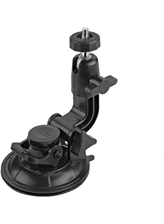 حامل نوافذ السيارة شديد التحمل للشفط والشفط على لوحة القيادة على الزجاج الأمامي لـ GoPro Hero - Image 1