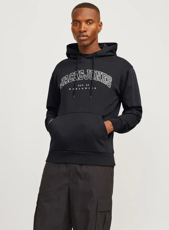 JACK & JONES Relaxed Fit Printed Hoodie