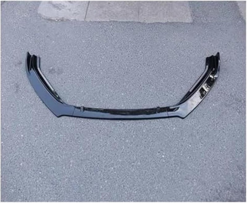 DEMULAX Glossy Black Front Bumper Spoiler Lip for VW Golf 7.5 - Image 1