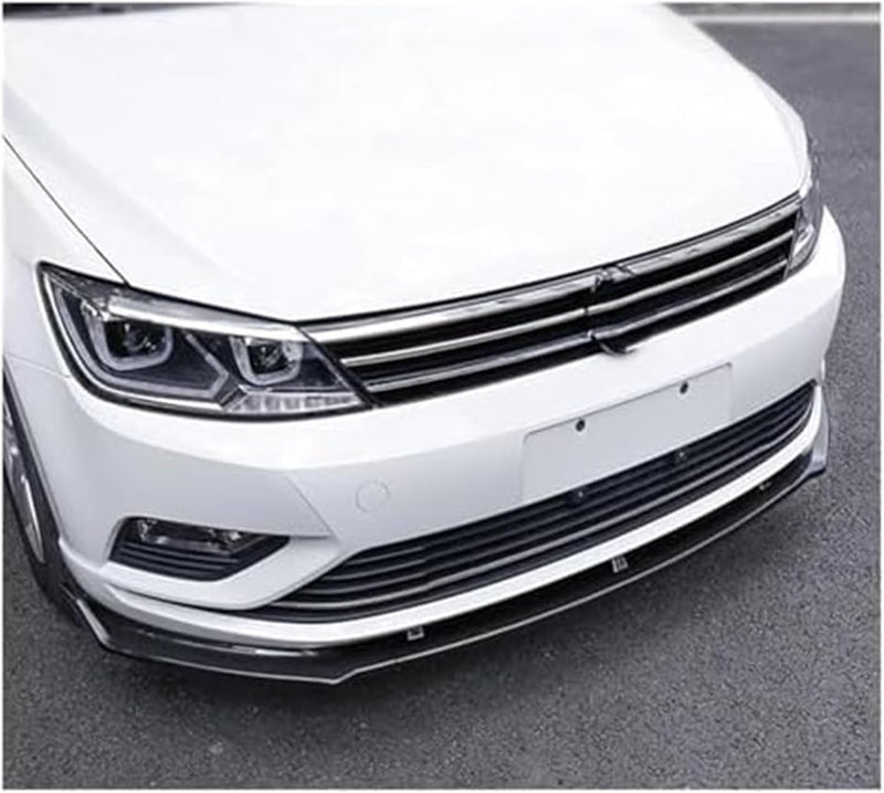 DEMULAX Glossy Black Front Bumper Spoiler Lip for VW Golf 7.5 - Image 2