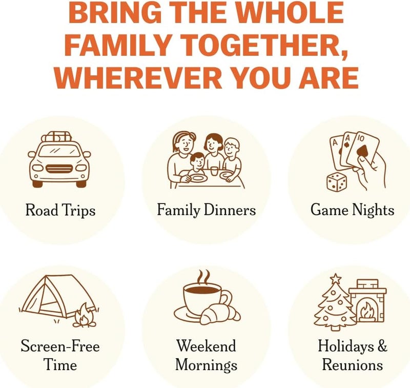 Tales Conversation Starter Cards, Family Edition, Perfect for Family Games for Adults, Family Dinners, Game Nights, Gifts, Holidays, and Gatherings, Prompts for Meaningful Connections, 150 Cards - Image 5