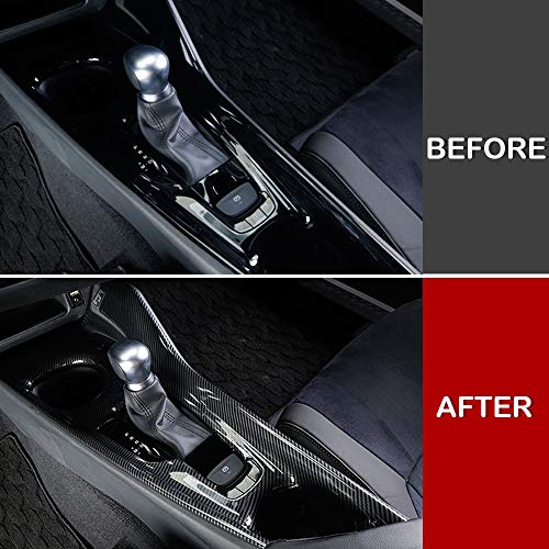 Kadore Interior Gear Shift Panel Trim Frame Cover for Toyota C-HR CHR 2018 2019 2020 2021 2022 2023 Carbon Fiber Style Left Hand Drive - Image 5