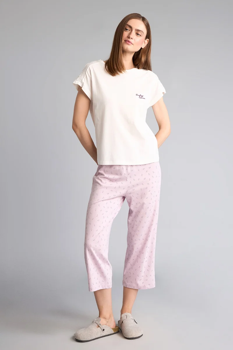 Defacto 2 piece Regular Fit Pyjamas Set