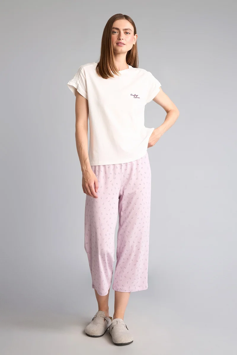 Defacto 2 piece Regular Fit Pyjamas Set