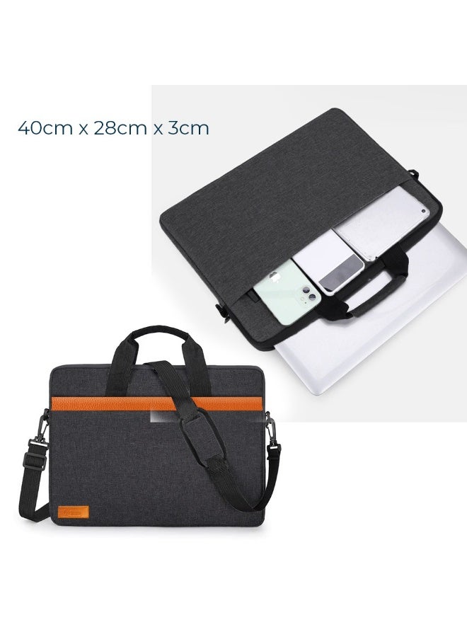 Cougar COUGAR-EGY Laptop Messenger & Shoulder Bag (Model: 016), 40 x 28 x 3 cm, for 15.6'' laptop, Padded Compartment, Hidden Back Pocket  - Image 4