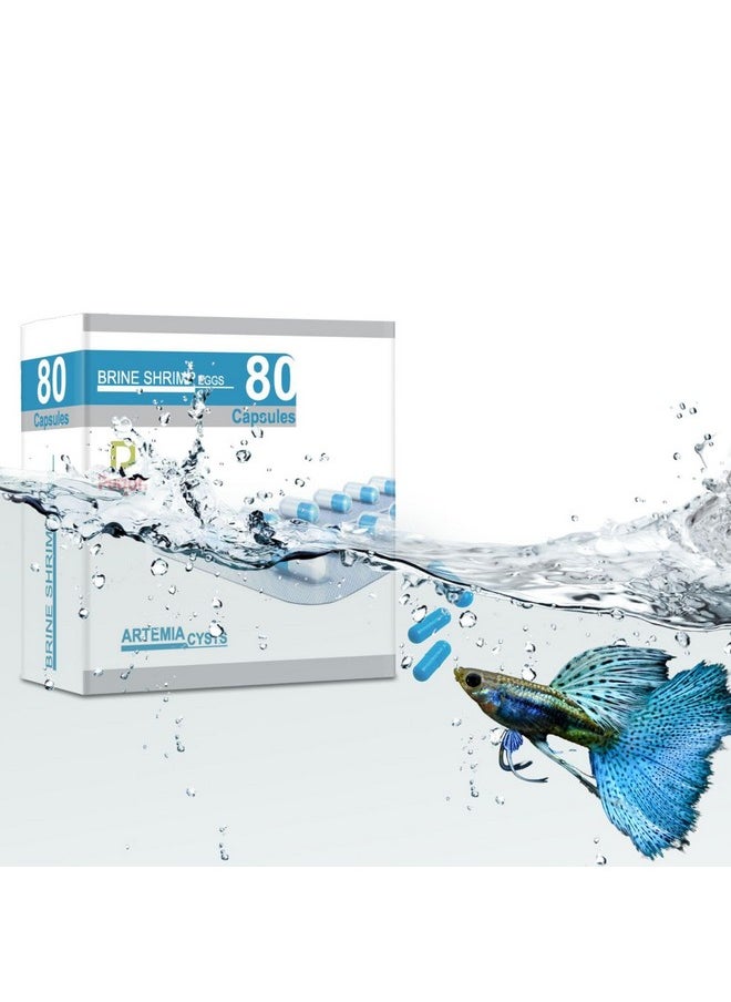 VAYINATO VAYINATO Peqon Artemia Cysts (Brine Shrimp Eggs) - 80 Capsule With 90% Hatching Rate  - Image 1