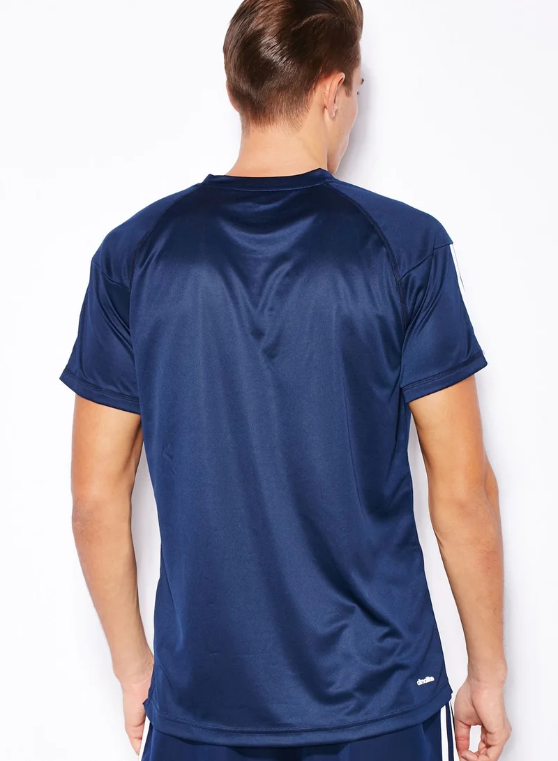 Adidas Base 3 Stripe T-Shirt
