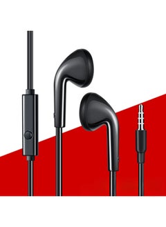 Generic Universal Headphone Line Suitable For Glory Apple Vivo Huawei Xiaomi Mobile Phone Flat Ear Subwoofer Sports Headphones-Color:White  - Image 3