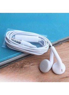 Generic Universal Headphone Line Suitable For Glory Apple Vivo Huawei Xiaomi Mobile Phone Flat Ear Subwoofer Sports Headphones-Color:White  - Image 2