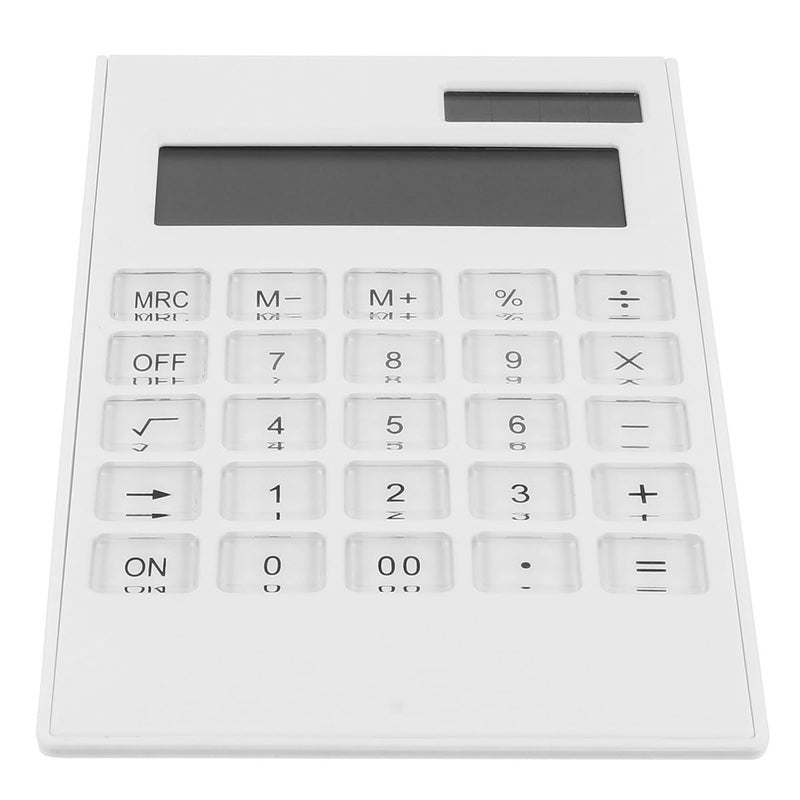 Ultrathin Solar Calculator Large Buttons Battery Free for Office Finance Business - Image 2