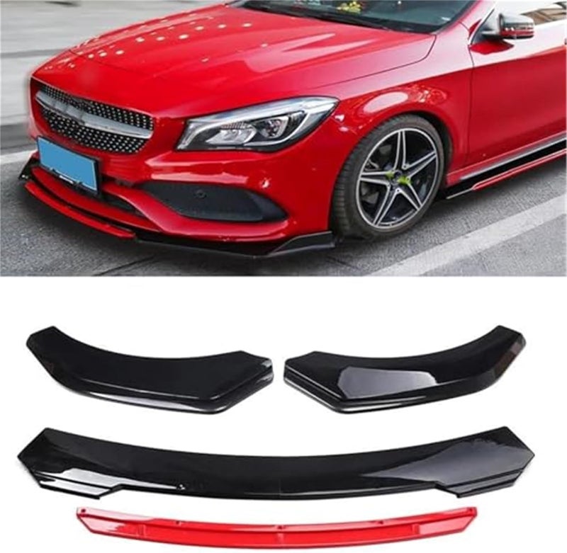 QASULER Car Front Bumper Lip Body Kit Spoiler - Image 5