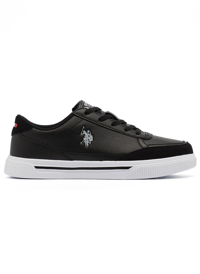 U.S. Polo Assn. - Men's Black hite Low-Top Sneakers - Lightweight Lace-Up Design, Comfortable for Everyday Outfits - Image 1