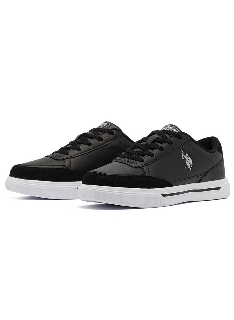 U.S. Polo Assn. - Men's Black hite Low-Top Sneakers - Lightweight Lace-Up Design, Comfortable for Everyday Outfits - Image 1