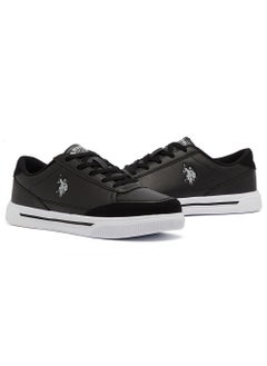 U.S. Polo Assn. Men's Black hite Low-Top Sneakers - Lightweight Lace-Up Design, Comfortable for Everyday Outfits  - Image 3