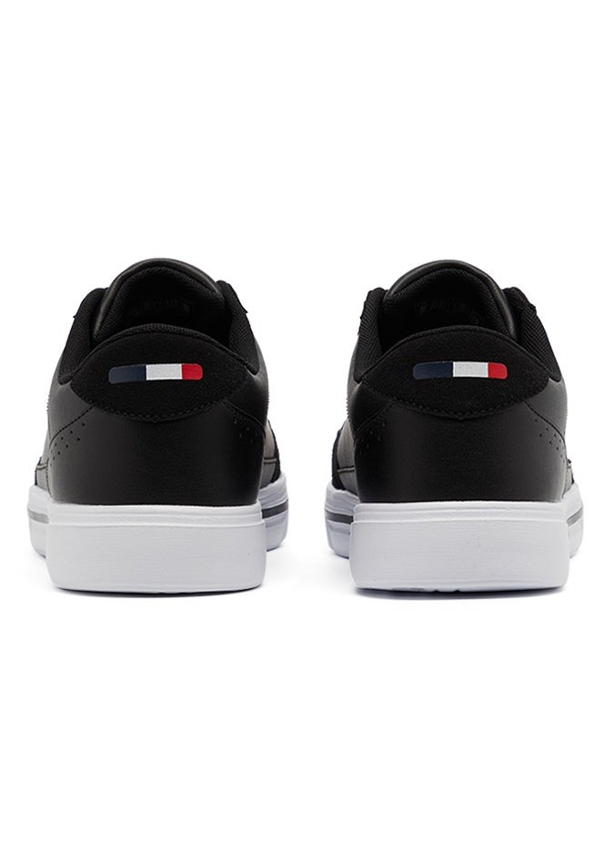 U.S. Polo Assn. - Men's Black hite Low-Top Sneakers - Lightweight Lace-Up Design, Comfortable for Everyday Outfits - Image 1