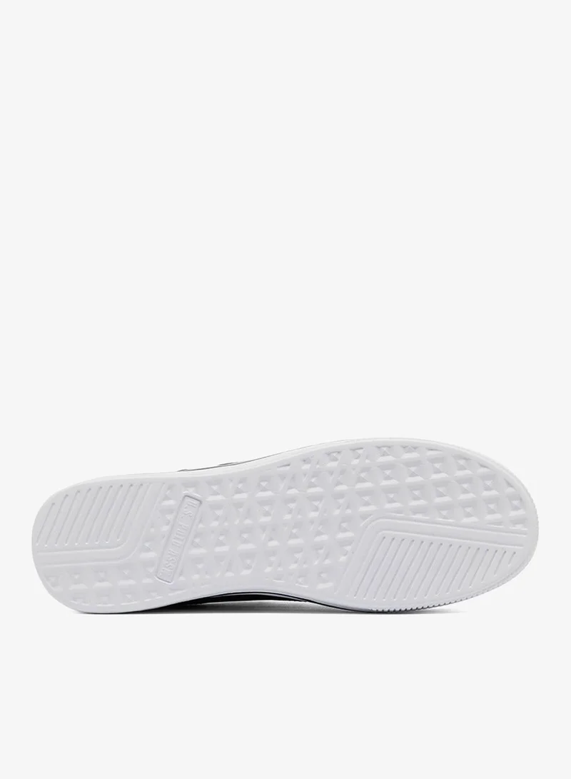 U.S. Polo Assn. Black Men's Black Low-Top Sneakers - Lightweight Shoes Lace-Up Design, Comfortable for Everyday Outfits for Men | Best Price UAE