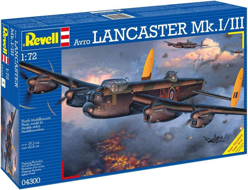 Revell Germany Avro Lancaster Mk.I/III 1:72 Scale Model Kit - Image 4