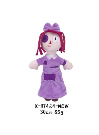 Ragatha with purple hair.