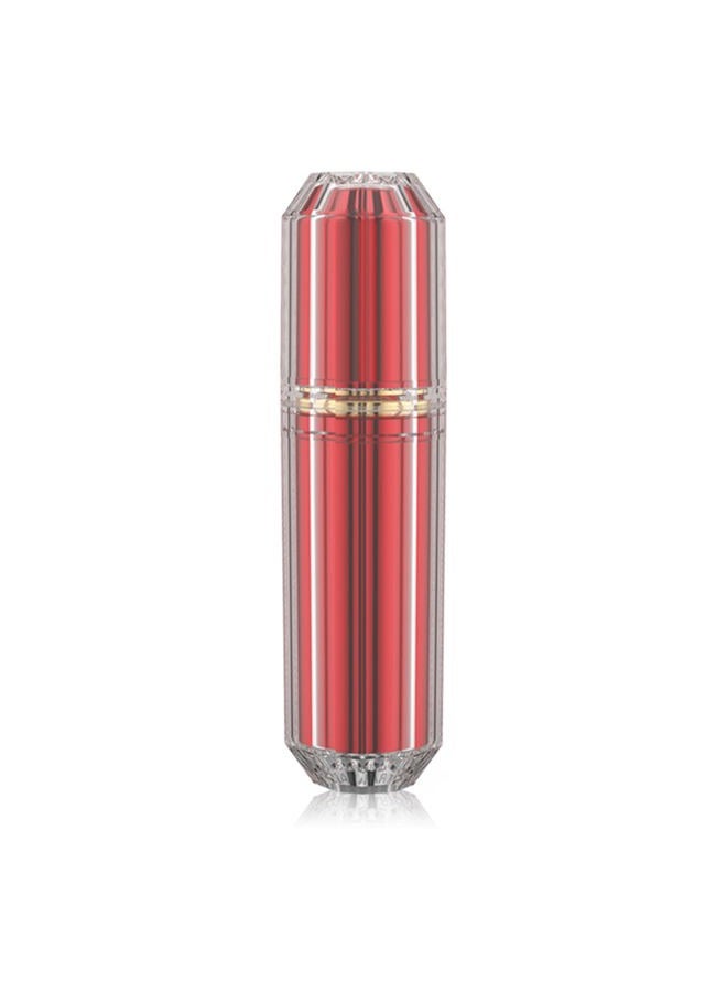 Travalo Bijoux Oval Perfume Atomizer - Elegant Design for Valentine's Day - Reusable, Airtight, Easy Fill Mini Pump Sprayer - Crystal-Like Outer Shell - Red - Image 1
