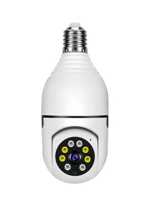1080P Wireless Tovnet Wifi Pan/Tilt Light Bulb Security Camera, 360 Degrees 3.0MP Cam Home Surveillance CCTV Panoramic IP Camera, with Night Vision