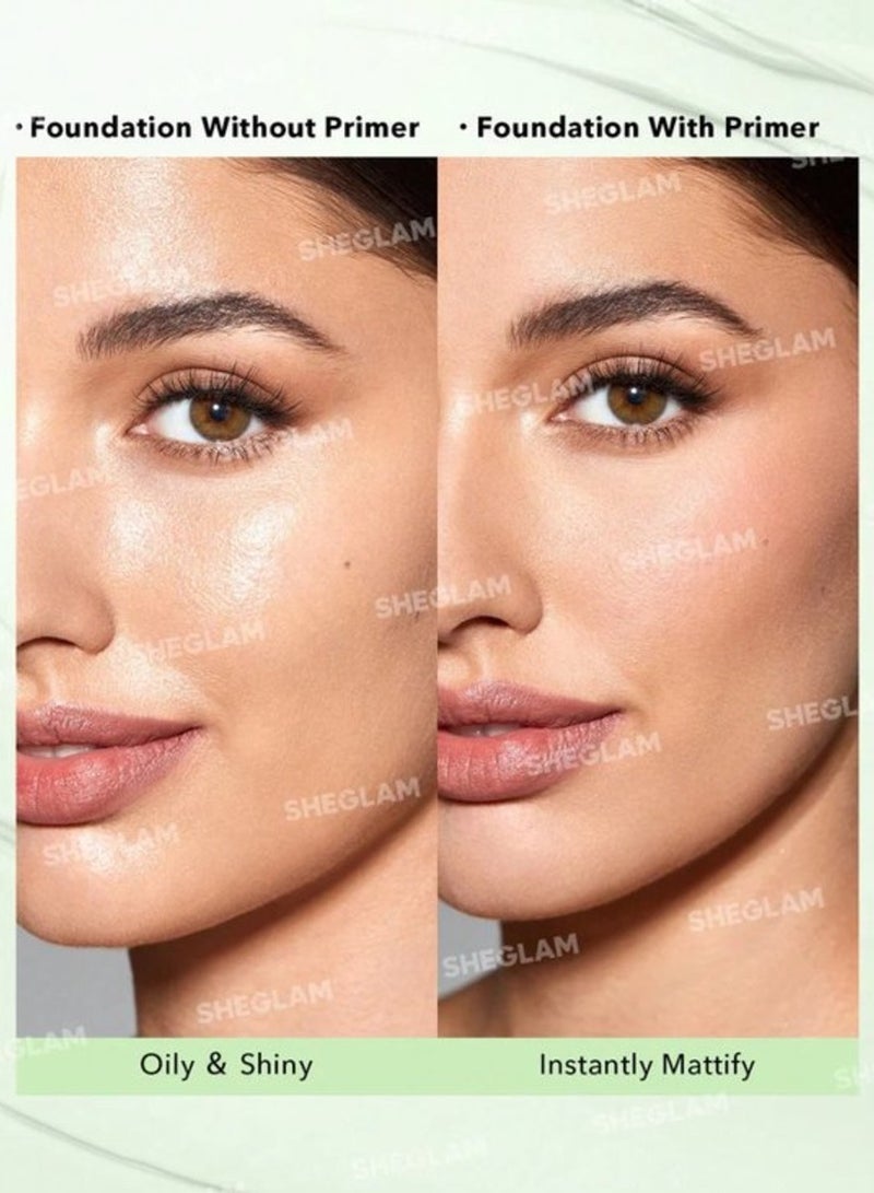 SHEGLAM Birthday Skin Oil-Control Primer green - Image 5