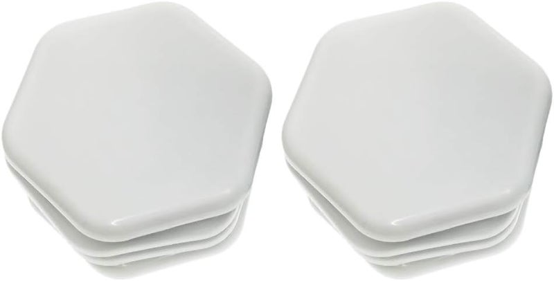 كلاراكو 8 قطع من وسادات تحريك الأثاث القابلة لإعادة الاستخدام، لتسهيل تحريك السجاد والأثاث - سداسي أبيض 7.5 سم، كما هو موضح - Image 3