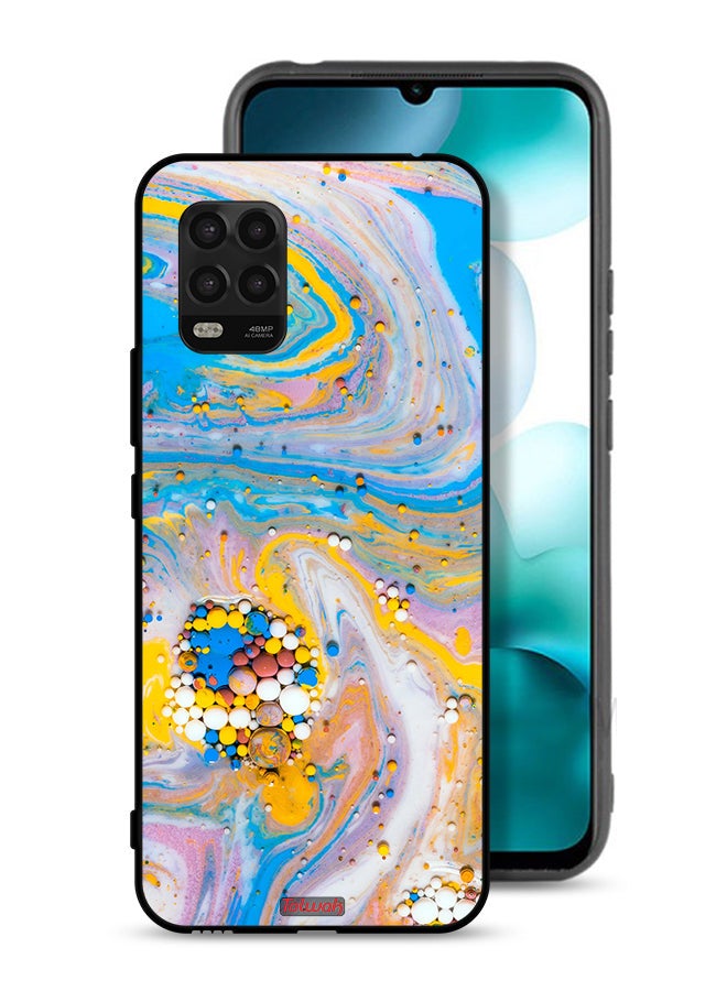 Tolwak Xiaomi Mi 10 Lite 5G Protective Case Cover Gems Colorful Abstraction - Image 1