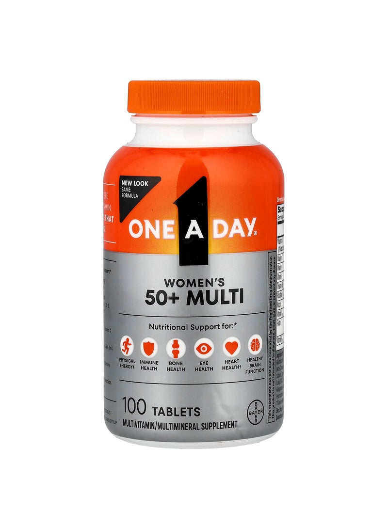 Women's 50+ Multi, 100 Tablets