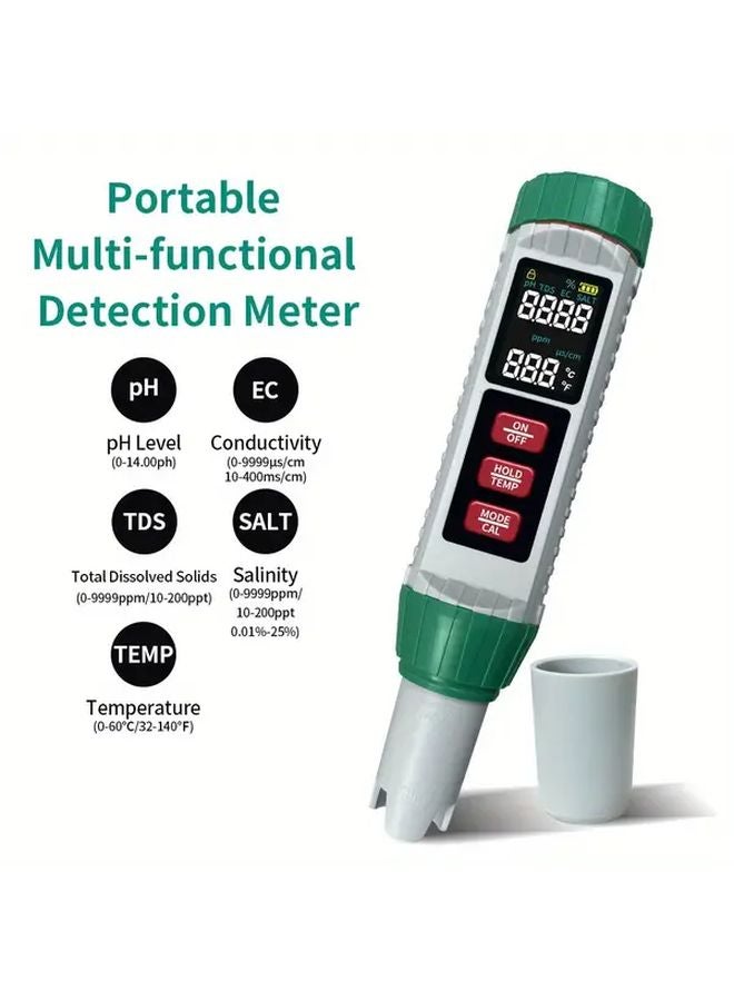 5 In 1 Water Quality Test Pen Without Batteries For Drinking Water Pools Aquariums - Image 5