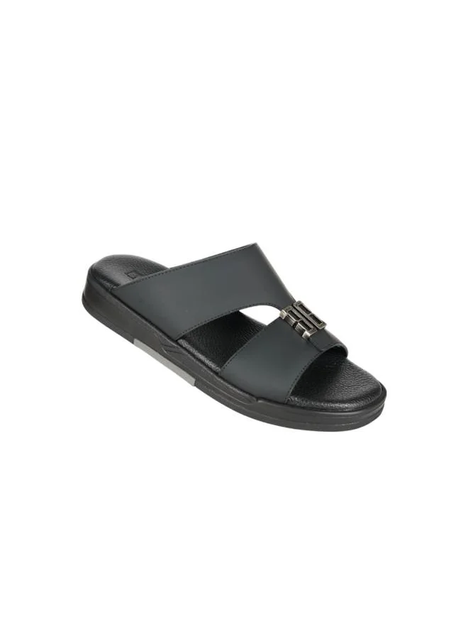 بارجيل أونو 008-3651 Barjeel Uno Mens Arabic Sandals MSA144 Black