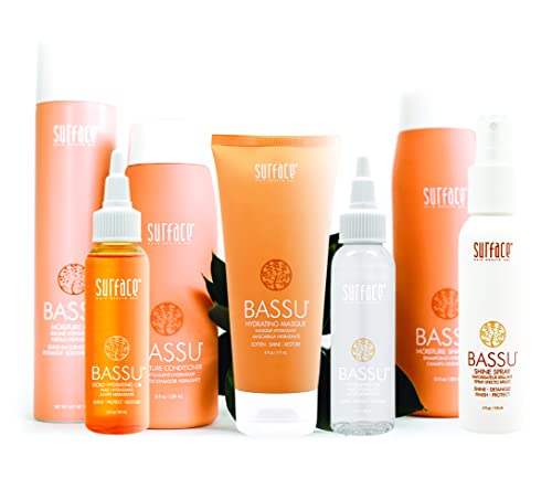 Surface Hair - Bassu Moisture Mist Leave-In Conditoner– Cleanses, Moisturizes, and Provides Sulfate Free Shine - 6oz - Image 3
