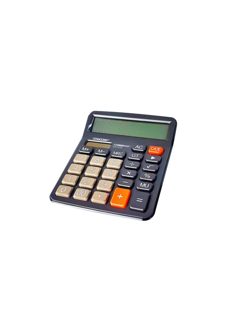 CONCORD - CC1212 Electronic Calculator 12 Digits, With Large LCD Screen - Image 1