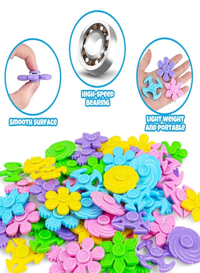 nicknack 60 PCS Easter Mini Fidget Spinners Goodie Bags Stuffers for Kids Bulk Fidget Toy Party Favors Goodie Bag Stuffers for Stress Relief Sensory Toys for Classroom Prizes, Return Gifts for Kids - Image 4
