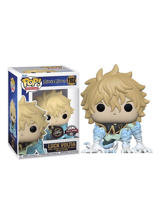 Funko أنيميشن بلاك كلوفير - لوك فولتيا مع مطاردة (GW)(استثنائي)، تمثال عمل قابل للتحصيل - 60707  - Image 1
