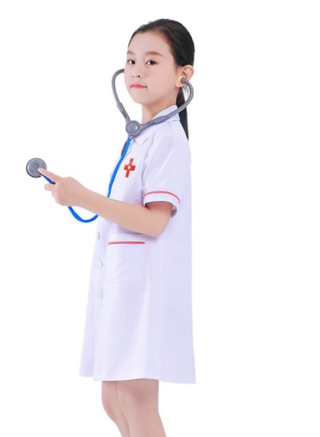 GGEROU Kids Cosplay Costume,Doctor costume for Kids,Role Play Kit with Gift Accessories,Suitable for Children 100-140cm  - Image 4