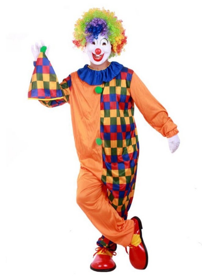 Kids Clown Costume with Hat – Medium Size (4–6 Years) Fancy Dress for Birthday Parties, Halloween, Carnival, School Plays & Costume Events - Image 4